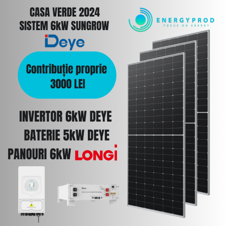 CASA VERDE 2024 - CASA VERDE 2024 - 6 kW DEYE