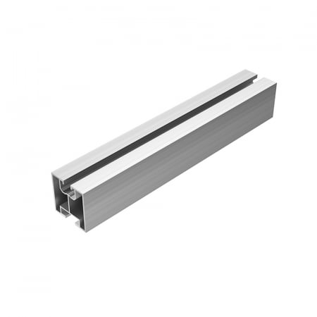 Profil aluminiu K-01-2400 – șină montaj 2400mm panouri solare [1]