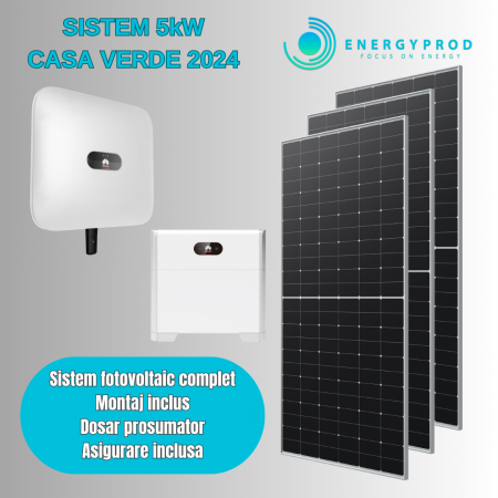 CASA VERDE 2024 - Sistem fotovoltaic CASA VERDE 2024