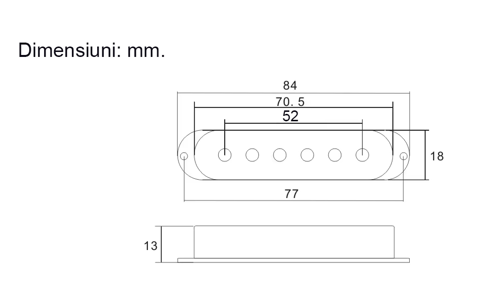 Enfinisound Classic CL24B Single Noiseless Alnico Bridge Pickup [2]