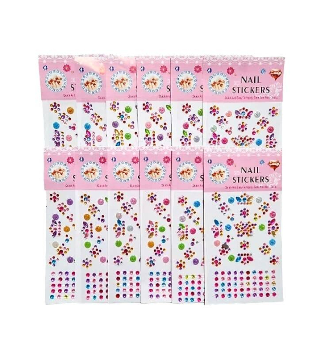 sticker cristale autoadezive, 12 folii, peste 2500 strasuri [5]