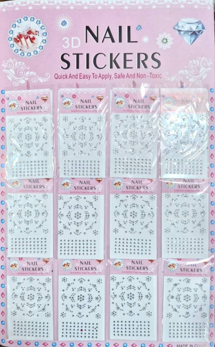 sticker cristale autoadezive, 12 folii, peste 2500 strasuri [6]