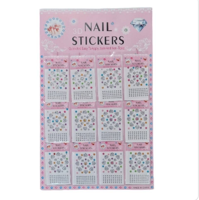 sticker cristale autoadezive, 12 folii, peste 2500 strasuri [8]