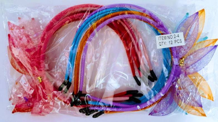 Bentita eleganta cu fundita si strasuri, multicolora [2]