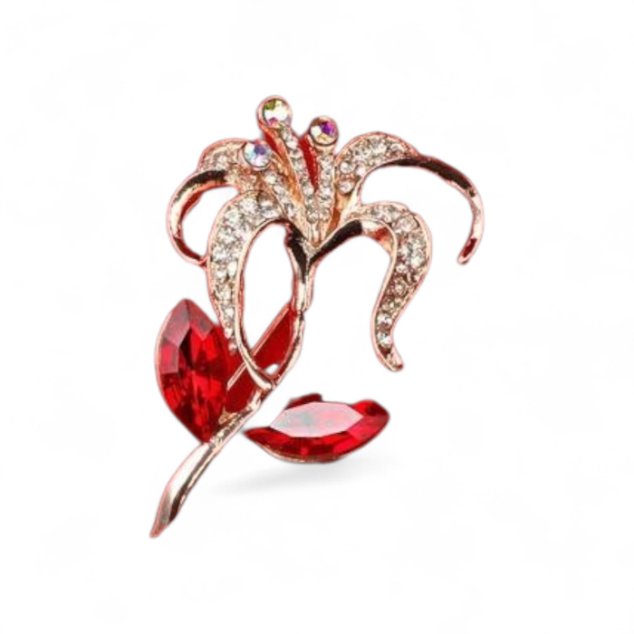 Brosa cu cristale, floare [3]