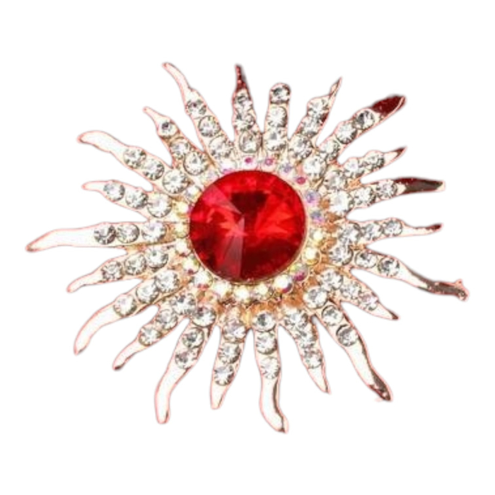 Brosa cu cristale, soare [2]