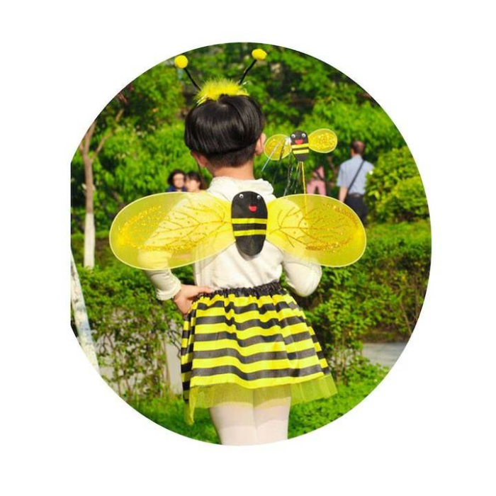 Set accesorii aripi, costum albinuta/bondar, 3 piese [3]
