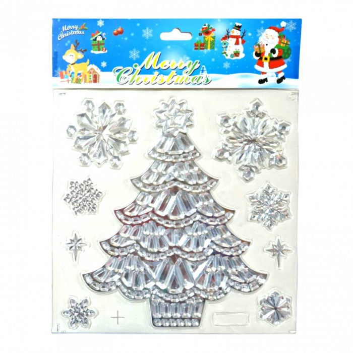 Decoratiune Craciun, abtibild 3D, 23x18 cm [2]