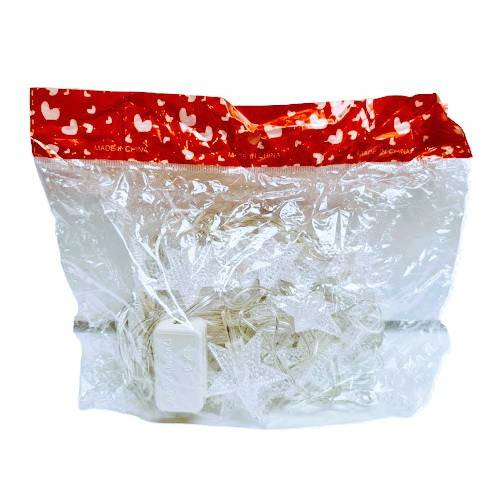 Decoratiune Craciun, instalatie luminoasa multicolora, 28 stelute, 4.5 m, 220V [3]