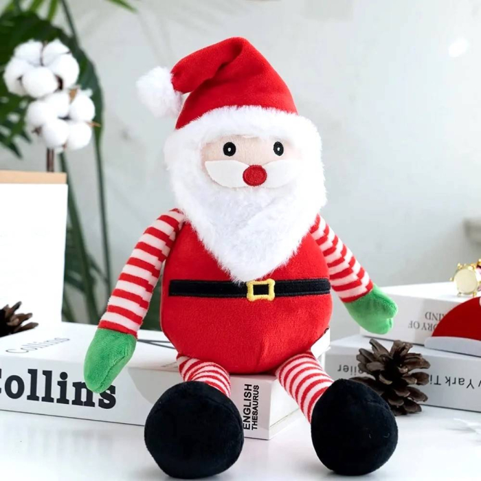 Decoratiune Craciun, jucarie moale din plus, Mos Craciun, 40 cm [5]