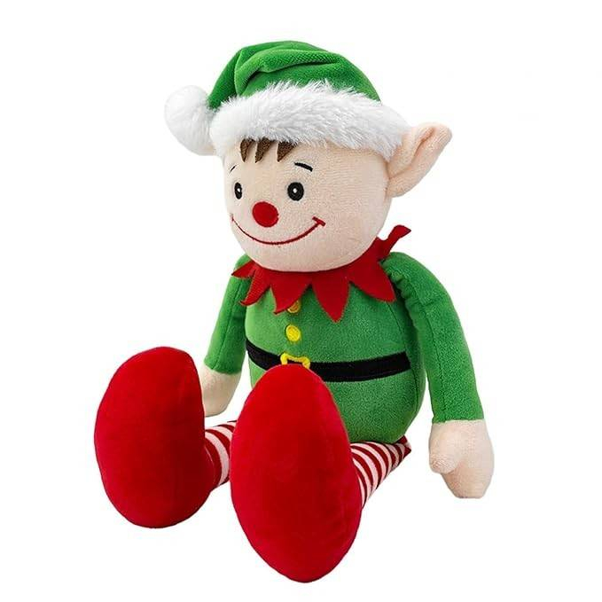 Decoratiune Craciun, jucarie moale din plus, spiridus, 40 cm [2]