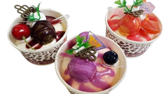 Decoratiune magnetica, inghetata la pahar [2]