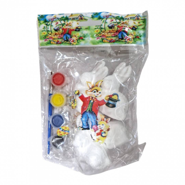 figurina iepure pentru activitati craft, polistiren, 4 buc/set, 7 cm figurina iepure pentru activitati craft, polistiren, 4 buc/set, 7 cm figurina iepure pentru activitati craft, polistiren, 4 buc/set [2]