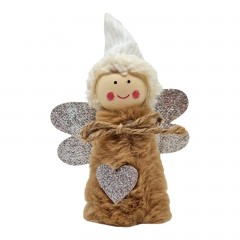 Decoratiune pentru pomul de Craciun, ingeras cu blanita , 10 cm [3]