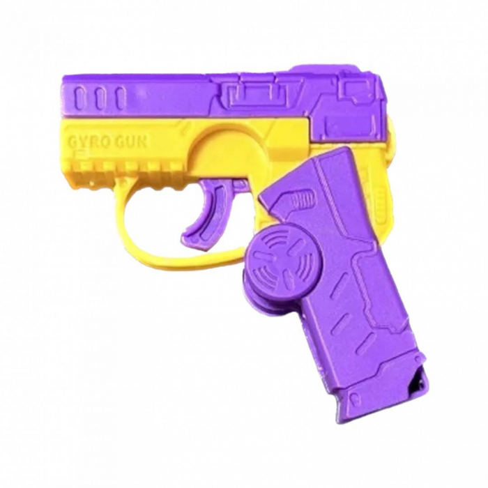 fidget spinner, pistol cu actiune mecanica, 2 in 1 [5]