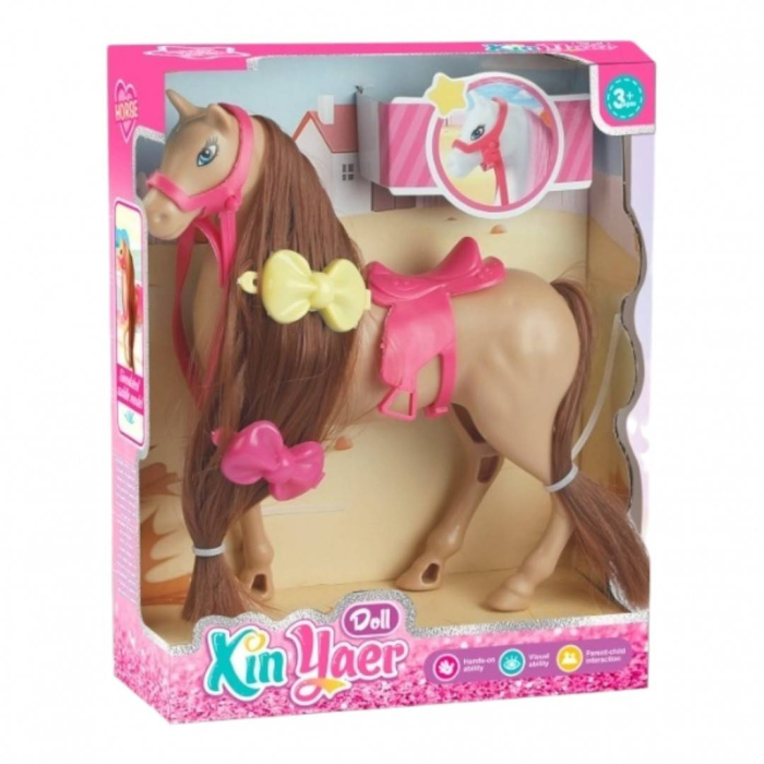 Figurina cal cu accesorii roz [2]