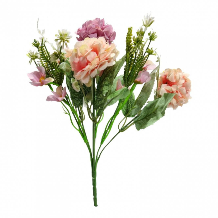Flori artificiale, buchet de 7 fire, 30 cm [6]