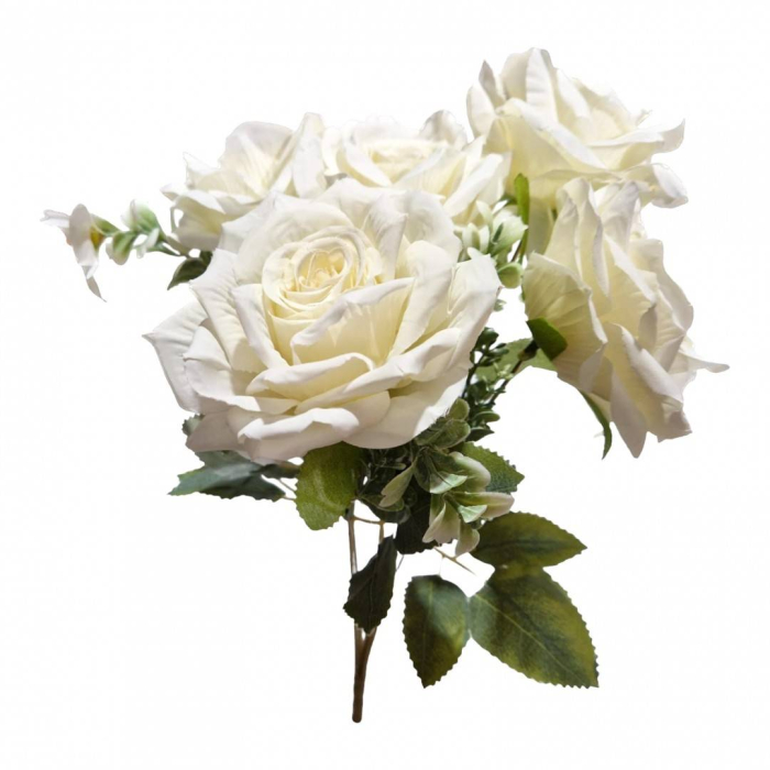 Flori artificiale, trandafiri, buchet de 5 fire, 40 cm [2]