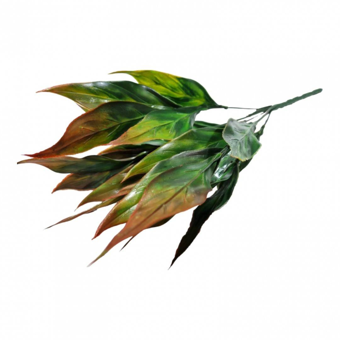Frunze artificiale, buchet de 6 fire, 40 cm [3]