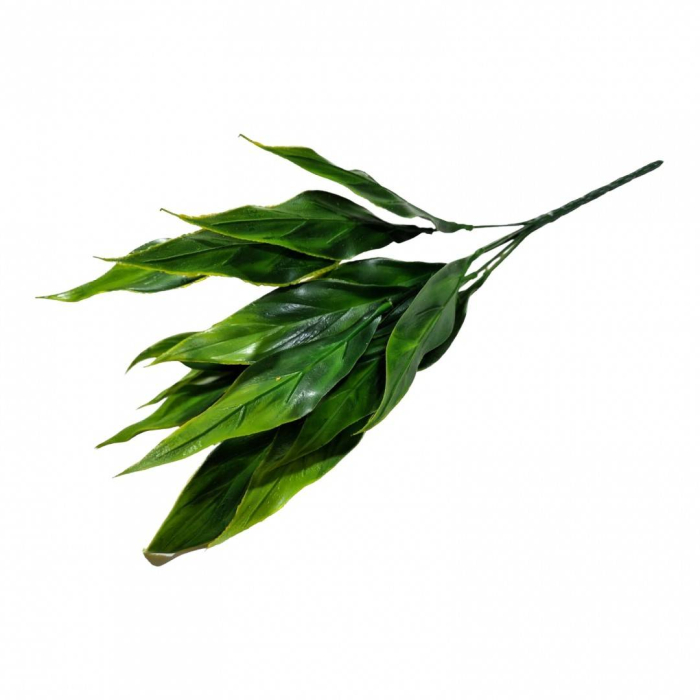 Frunze artificiale, buchet de 6 fire, 40 cm [2]