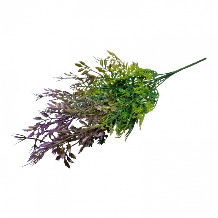 Frunze artificiale, buchet de 7 fire, 45 cm [3]