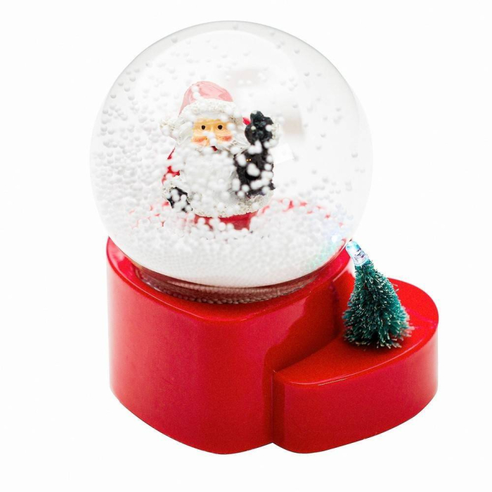 Glob muzical cu Mos Craciun si efect de zapada [3]