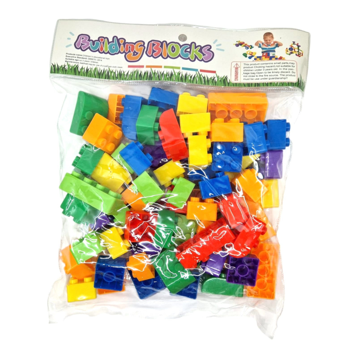 Joc de constructie, caramizi din plastic, 75 piese [2]