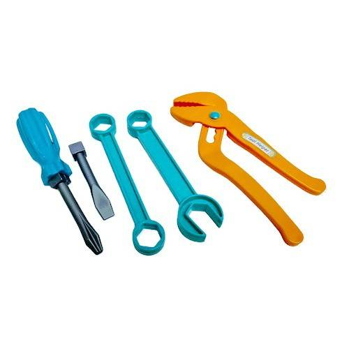 Joc de constructie cu suruburi si piulite, 4 in 1, avion, creative play, nivel de dificultate mediu, 85 piese [5]