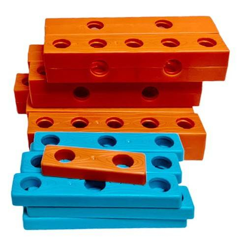 joc de constructie cu suruburi si piulite, 4 in 1, elicopter, creative play, nivel de dificultate mediu, 82 piese [5]