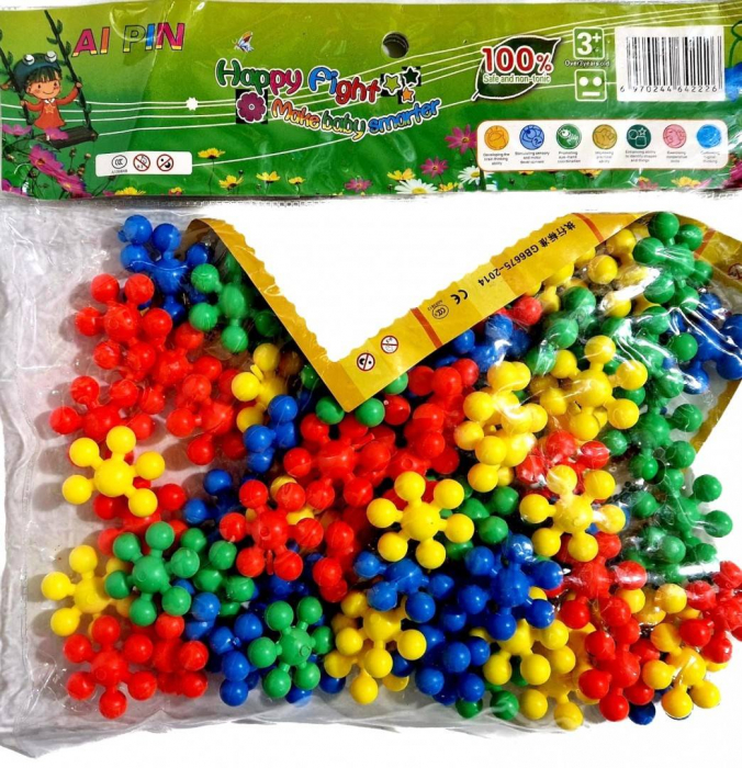 Joc de constructie, rotodisc cu flori, 80 buc [2]