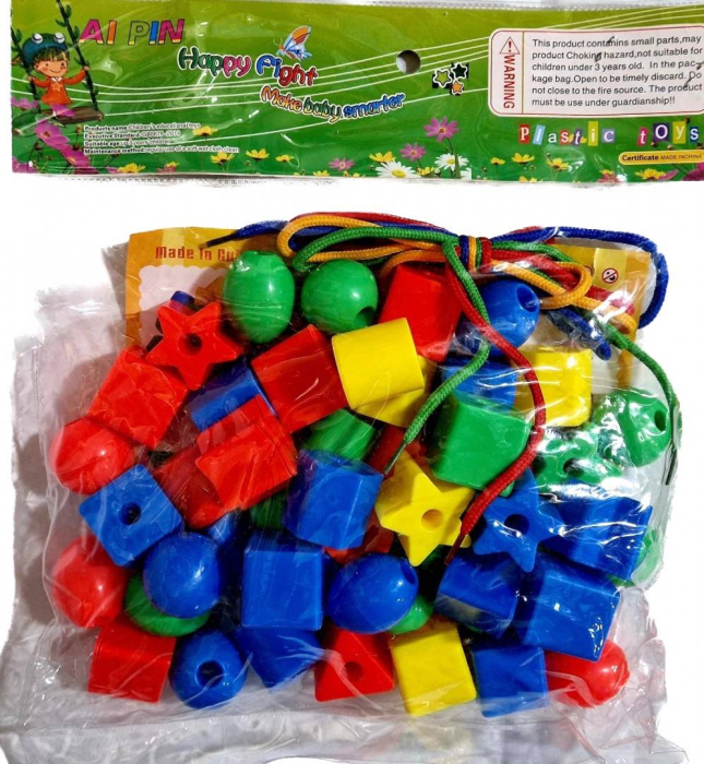 Joc de snuruit figuri geometrice, 50 buc [2]