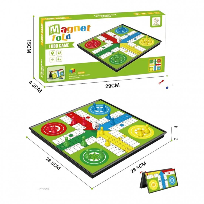 Joc magnetic Ludo, pliabil [3]