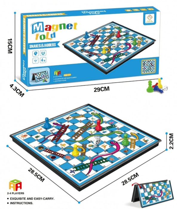 Joc magnetic serpi si Scari, pliabil [3]