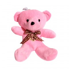 jucarie de plus, urs cu inima si fundita in carouri, 23 cm [3]