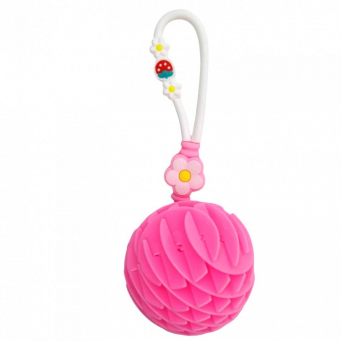 Jucarie interactiva antistres, breloc Worm Fidget Toy, flexibila si modelabila, 15.5 cm [7]