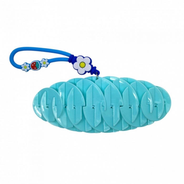 Jucarie interactiva antistres, breloc Worm Fidget Toy, flexibila si modelabila, 15.5 cm [3]