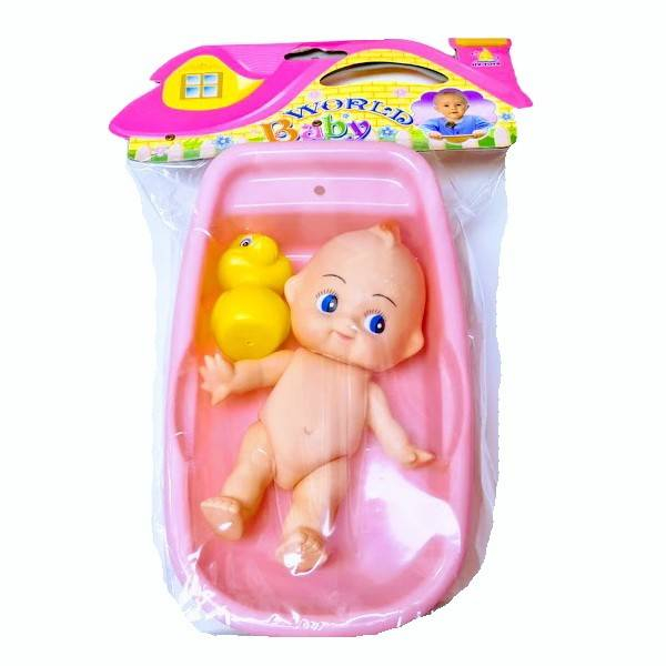 jucarie pentru baie, bebe cu rata si cada [2]