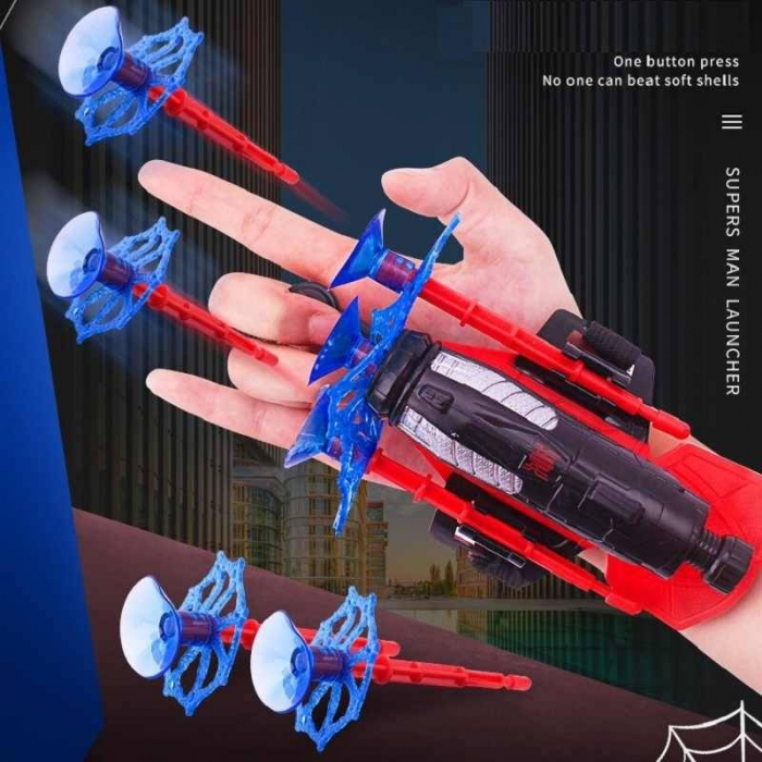 manusa cu lansator, 2 sageti cu ventuza, rosu, +5 ani [3]