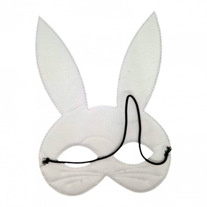 Masca textila pentru copii, iepure, argintiu [2]