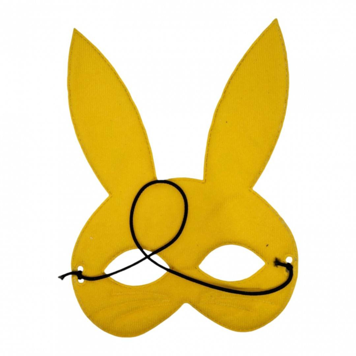 Masca textila pentru copii, iepure, auriu [2]