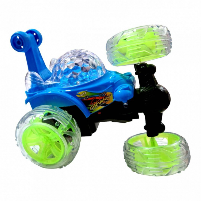 masina de cascadorii cu telecomanda, acumulator inclus, rotatii, lumini si sunete, mixt [2]