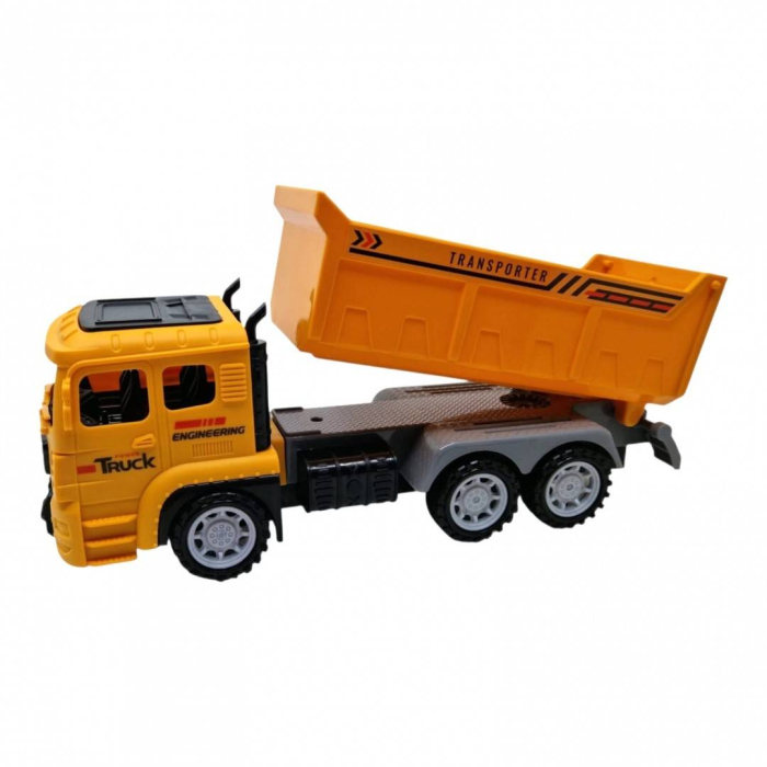 Camion basculant de constructii, jucarie cu inertie si bena mobila, 27 cm [2]