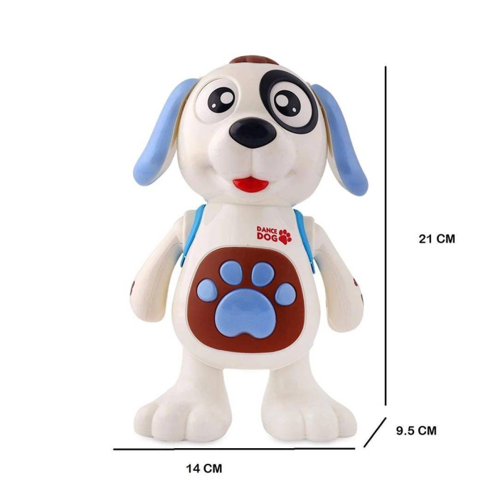 Jucarie interactiva, catelusul Dance Dog cu lumini multicolore si muzica, 21 cm [5]