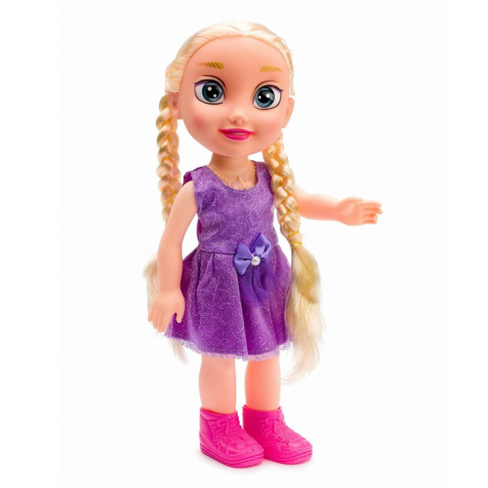 Papusa cu par lung, vorbeste in limba romana, 34 cm [3]