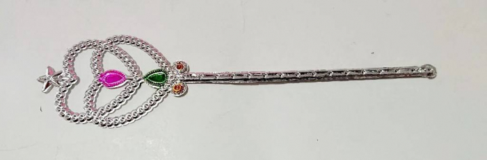 papusa eleganta cu articulatii, par lung strans in coada, 30 cm [4]