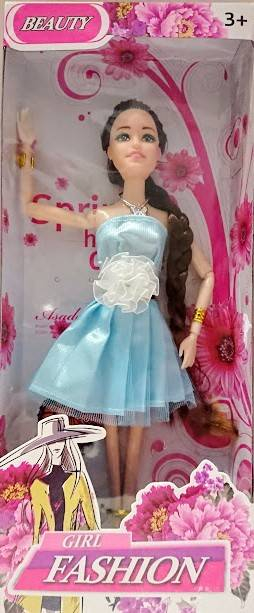 papusa Girl Fashion cu par lung, articulatii, 28 cm [5]