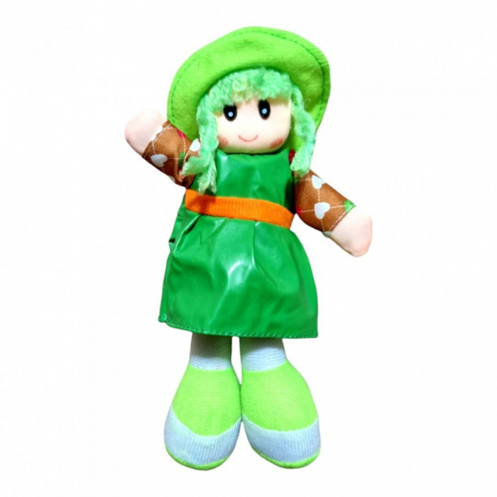 Papusa textila cu palarie, 21 cm [6]