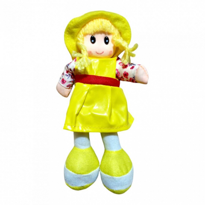 Papusa textila cu palarie, 21 cm [2]