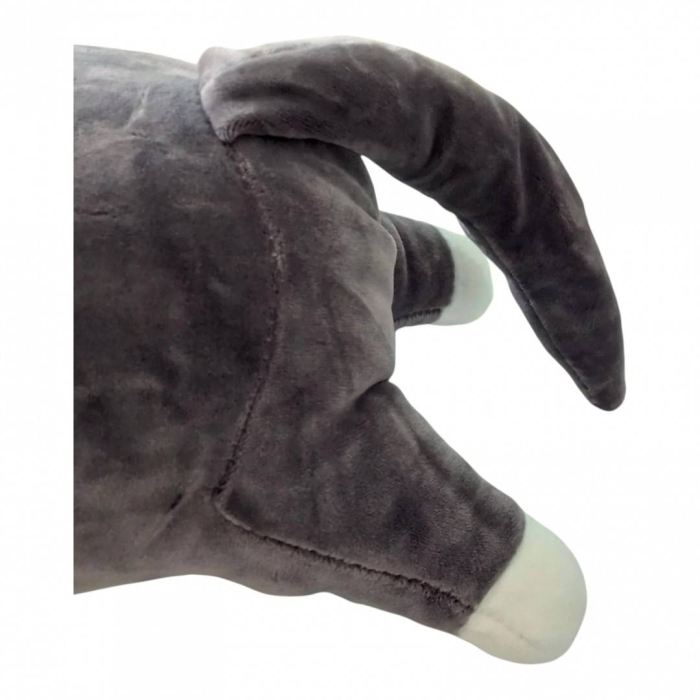 Pisica de plus tip perna, jucarie moale si adorabila pentru imbratisat, 90 cm [5]