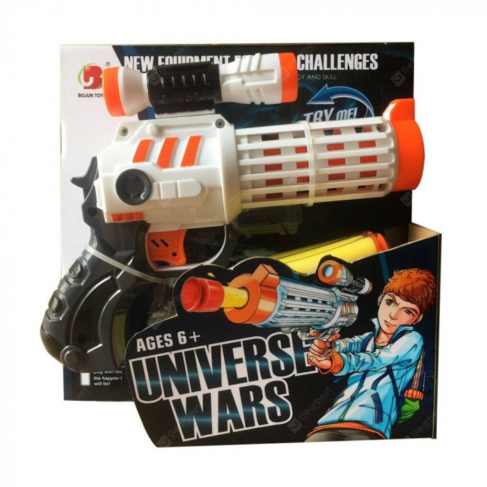 pistol cu 3 gloante buretate de rezerva, tip nerf [2]